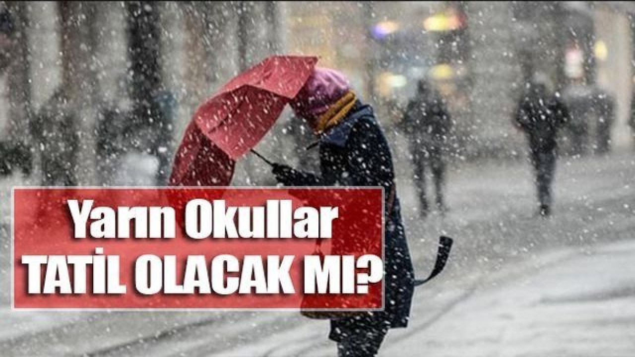 Gaziantep'te yarın okullar tatil mi? 3 Ocak'ta kar tatili var mı?