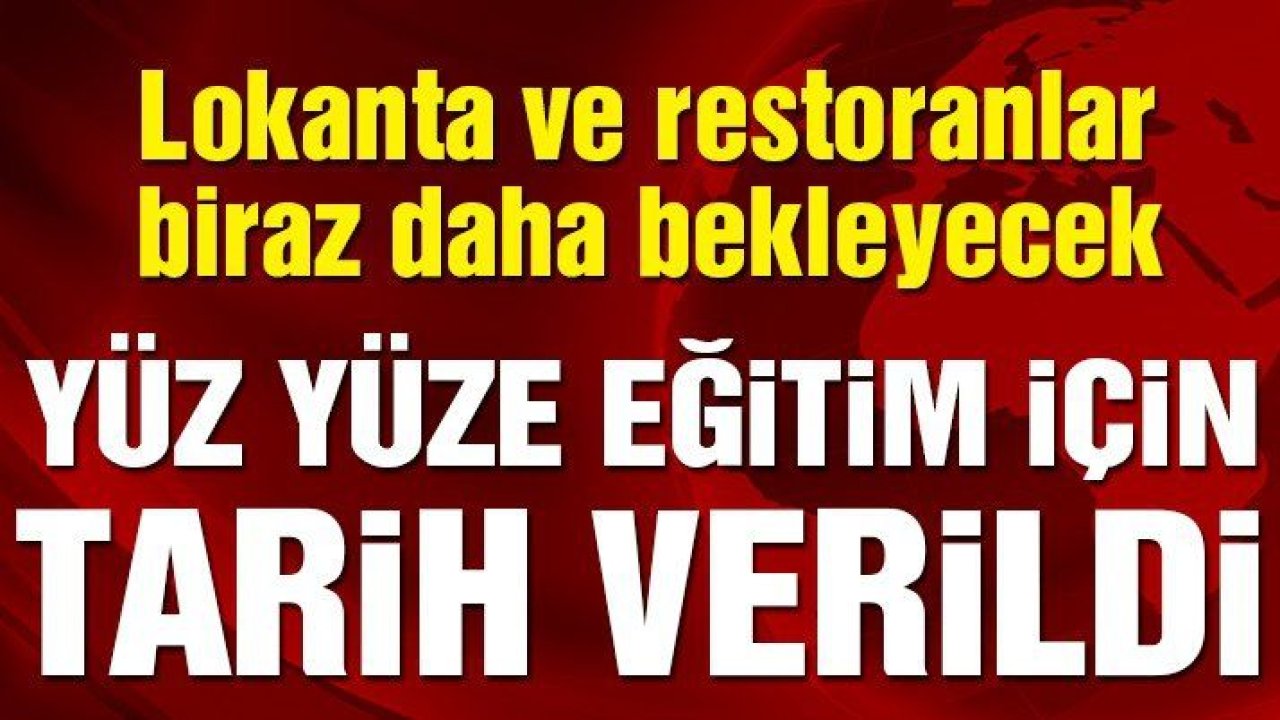 Son dakika… Erdoğan’dan yüz yüze eğitim açıklaması! Okulların açılacağı tarih belli oldu