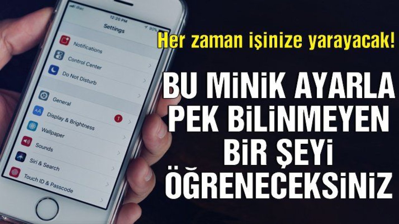İşte telefonların bilinmeyen müthiş özelliği