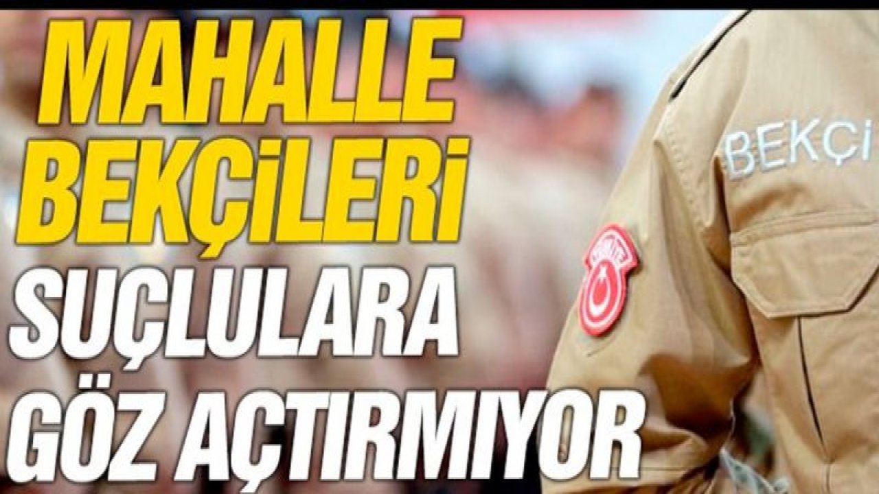 ÇARŞI VE MAHALLE BEKÇİLERİ ALKIŞ ALIYOR