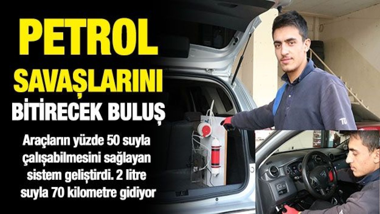Petrol savaşlarını bitirecek buluş