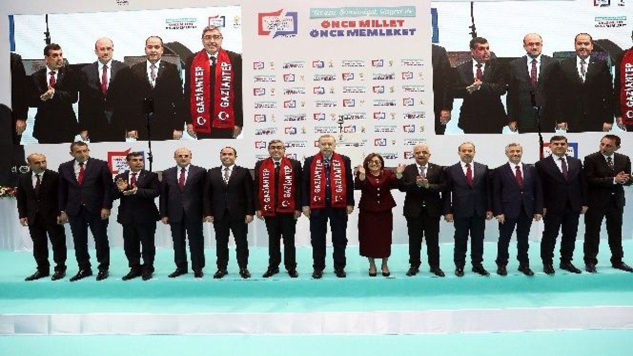 Cumhurbaşkanı Erdoğan Gaziantep'in belediye başkan adaylarını açıkladı