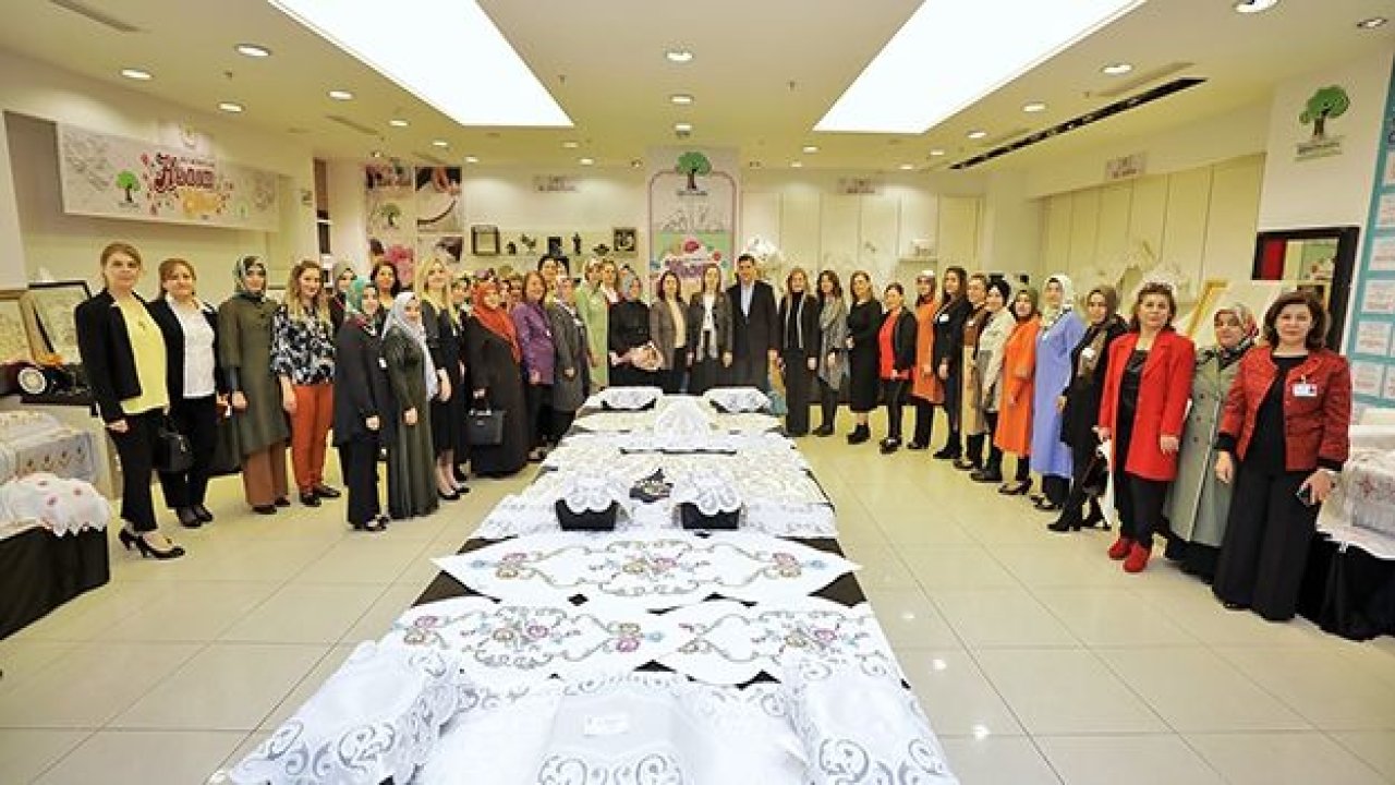 KADINLAR GÜNÜ'NE ÖZEL 'HANIM ELLER' SERGİSİ