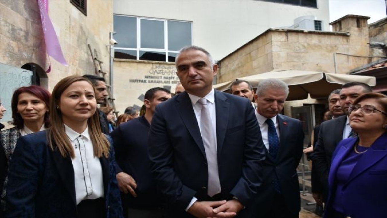 Kültür Ve Turizm Bakanı Ersoy Gaziantep'te Müzeleri Gezdi