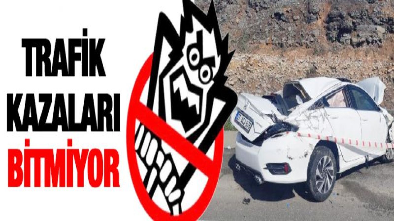 Takla atan otomobildeki 3 kişi yaralandı