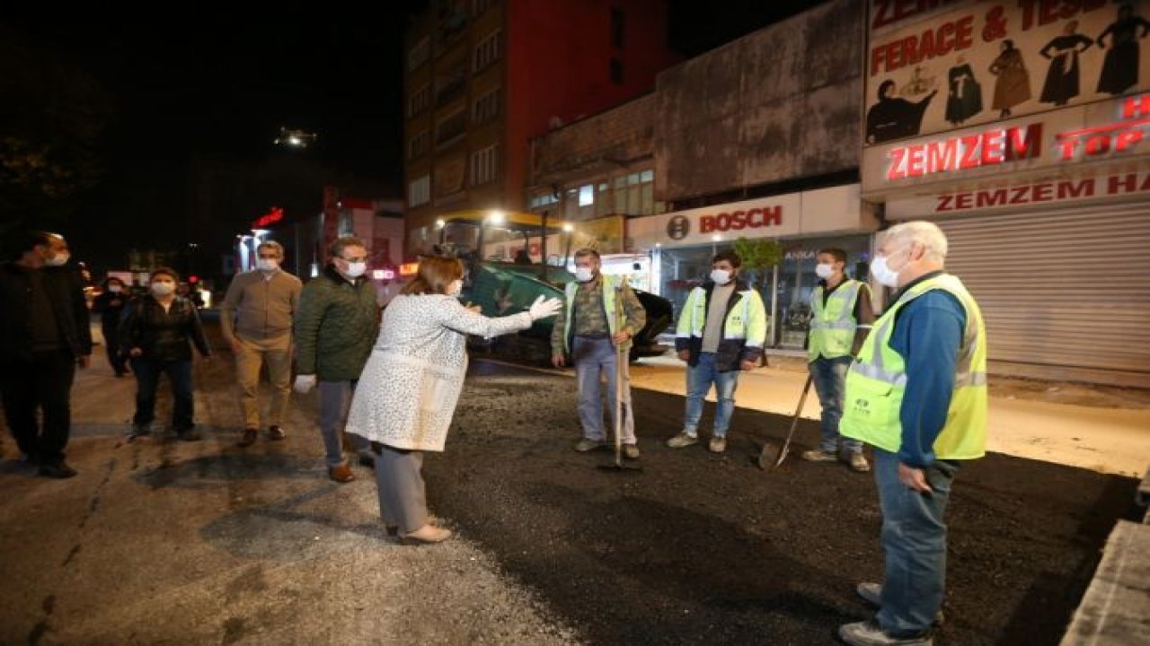 Gece gündüz çalışan ekiplere tatlı dopingi