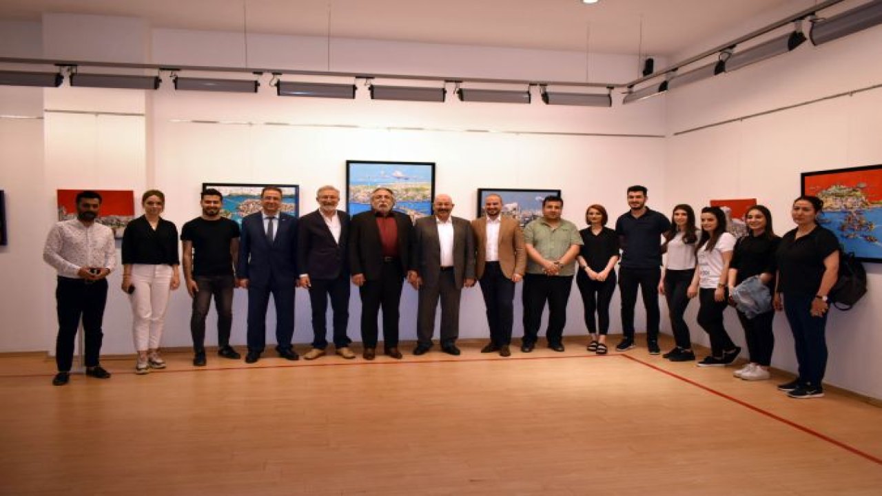 GAFUR UZUNER 'KIRMIZI' TEMALI 26'NCI KİŞİSEL RESİM SERGİSİNİ AÇTI