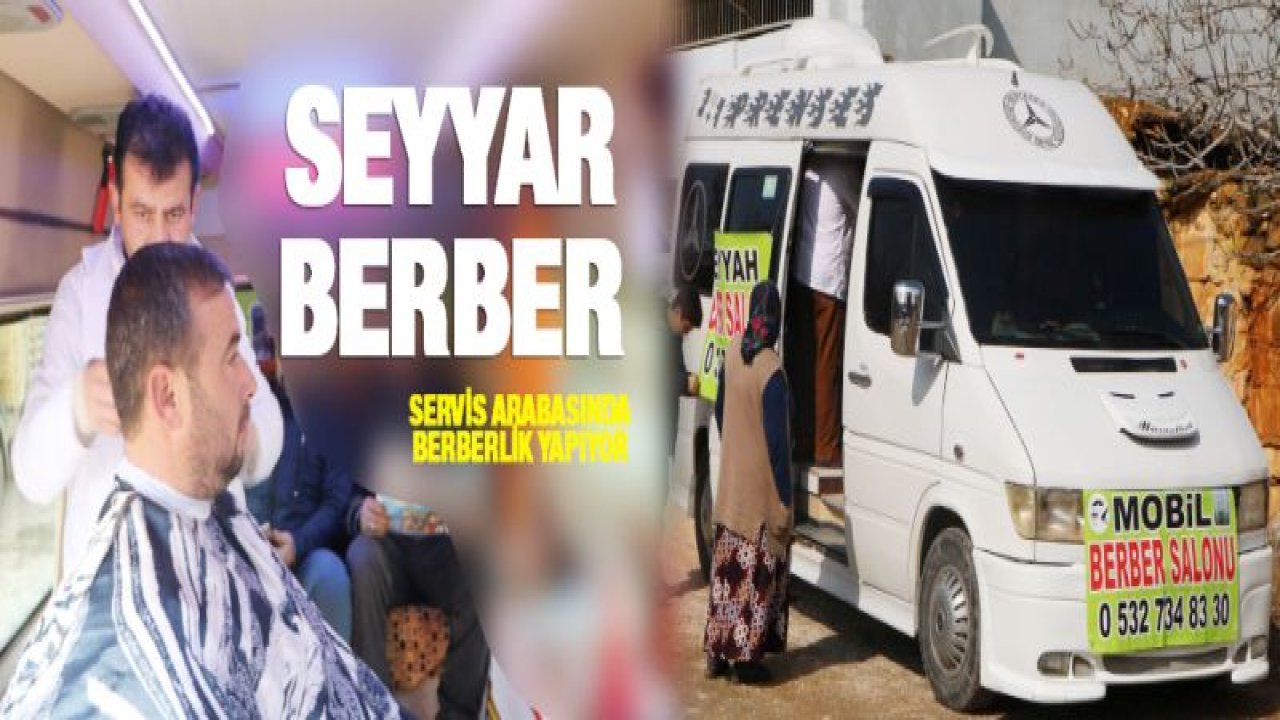 Dışı servis aracı içi kuaför salonu