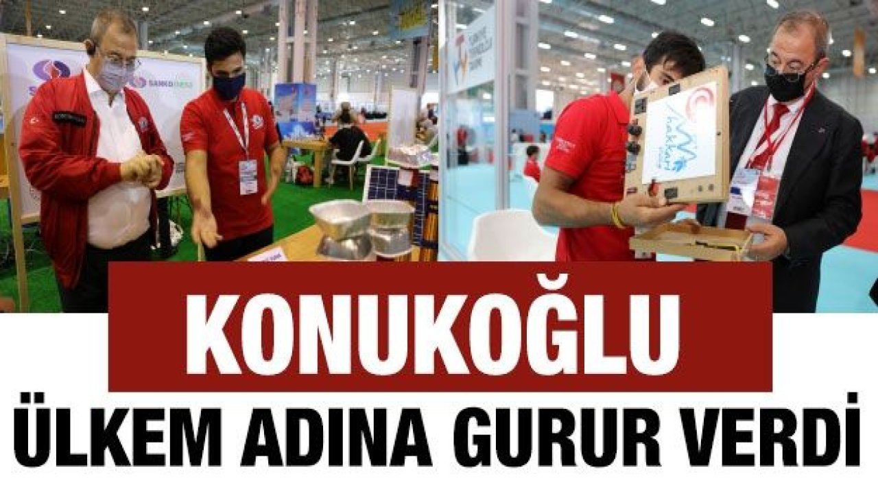 KONUKOĞLU:  ÜLKEM ADINA GURUR VERDİ