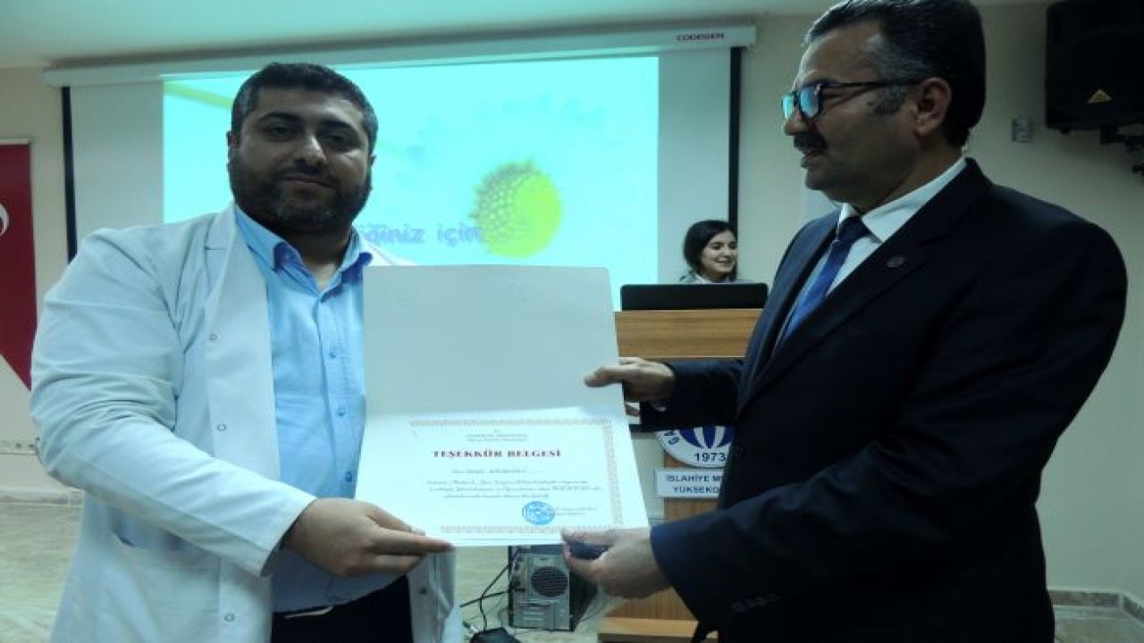 İSLAHİYE MYO'DA İNSAN HAKLARI SEMİNERİ DÜZENLEDİ