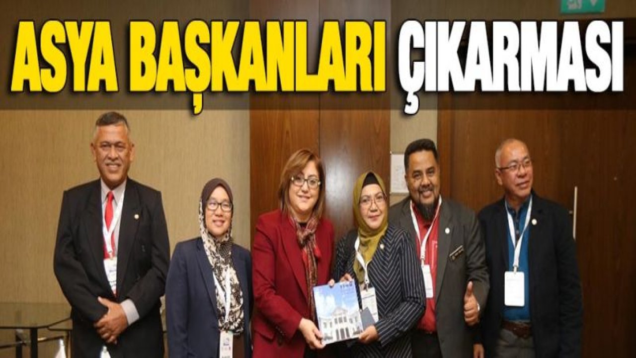 Başkan Şahin, Asya belediye başkanlarıyla deneyimlerini paylaştı