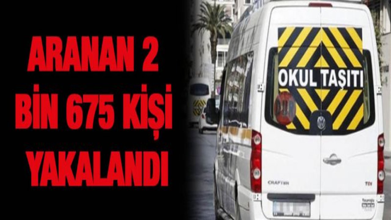 243 servis aracı trafikten men edildi
