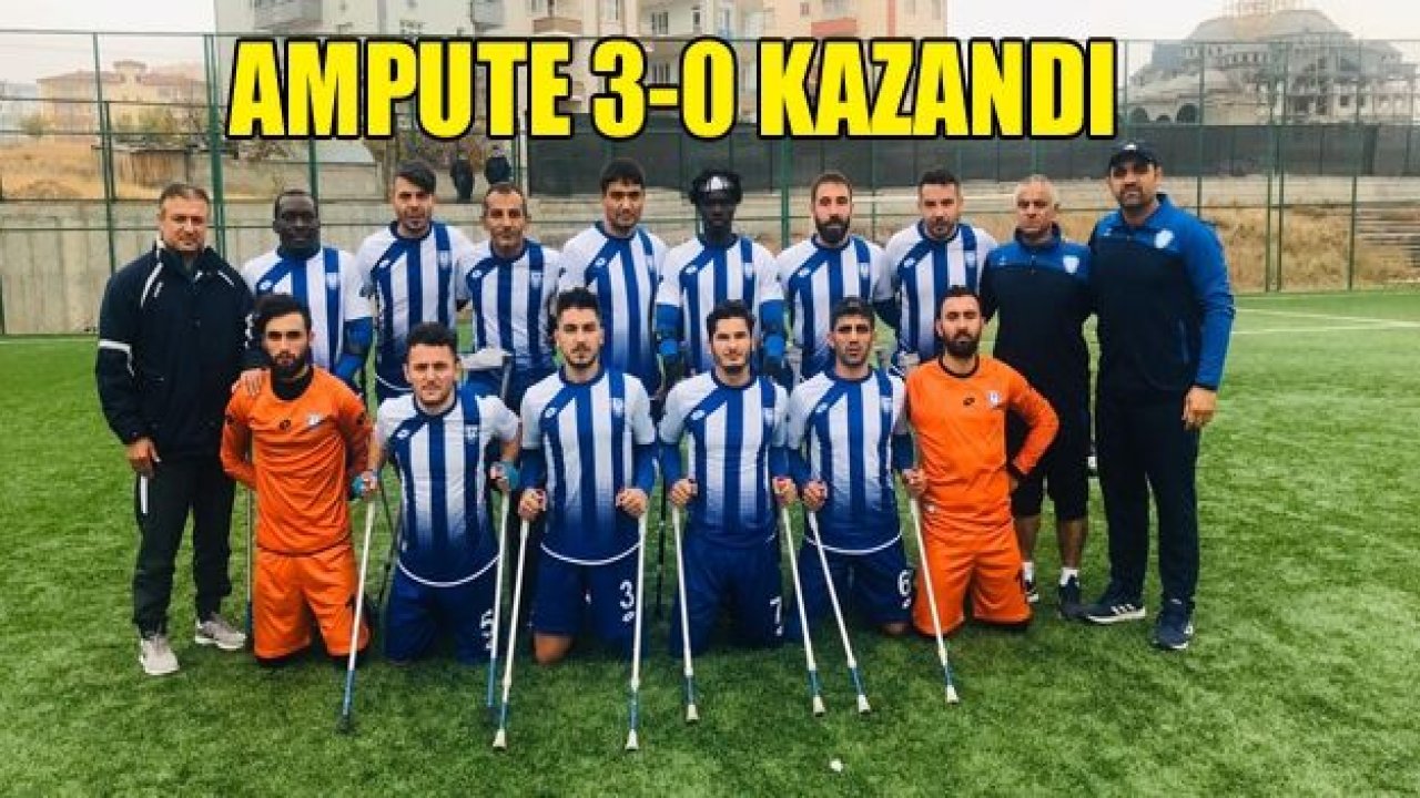 Şahinbey Ampute deplasmanda 3-0 galip geldi