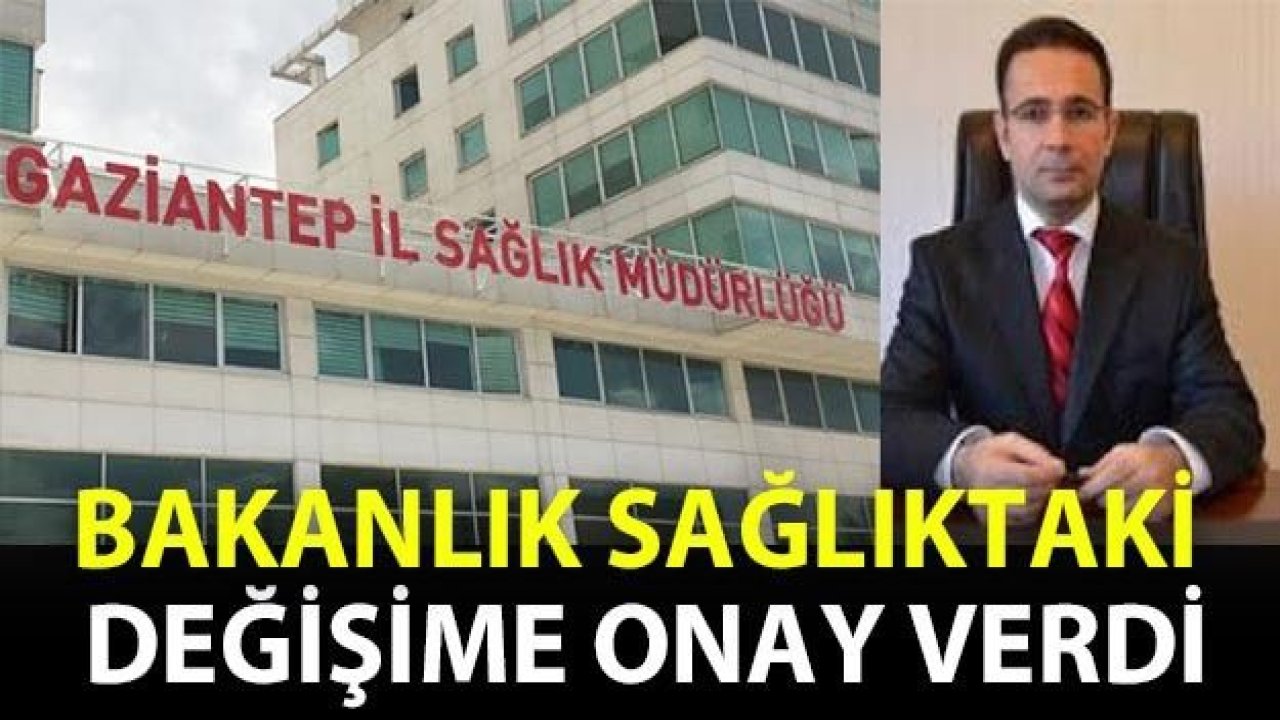 Bakanlık sağlıktaki değişime onay verdi