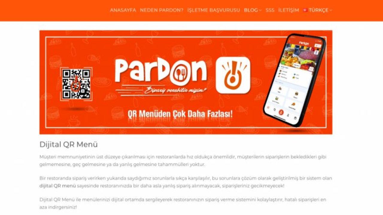 Dijital Menü ile Restoranlarda Sosyal Mesafe Korunuyor