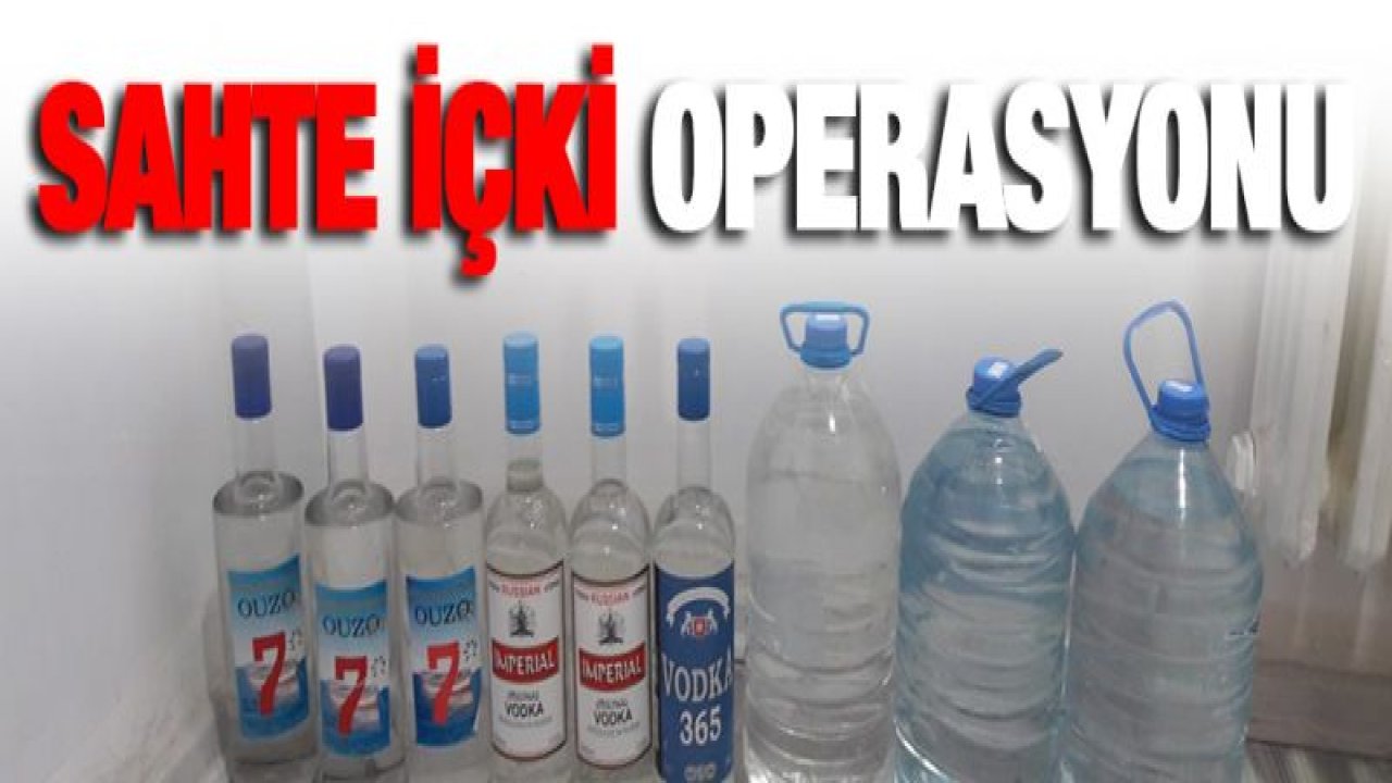Yılbaşı öncesinde sahte içki operasyonu: 1 gözaltı