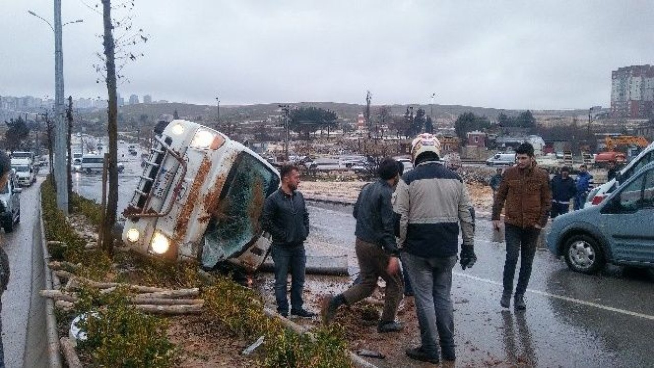 Şanslı kazazede anında müdahale