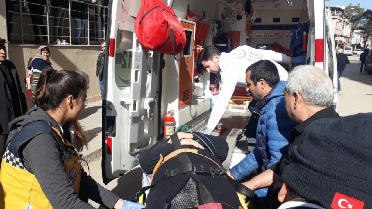 Elektrikli bisikletin çarptığı yaya yaralandı