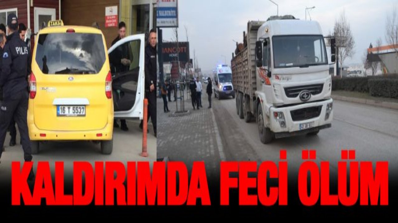 Kaldırımda yürüyen Suriyeli genci ezen kamyon şoförü tutuklandı