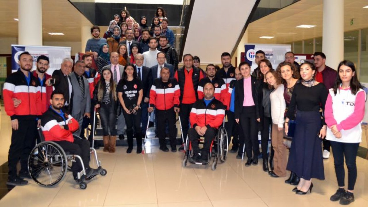 ENGELLERİ AŞANLAR GAÜN ÖĞRENCİLERİYLE BİR ARAYA GELDİ