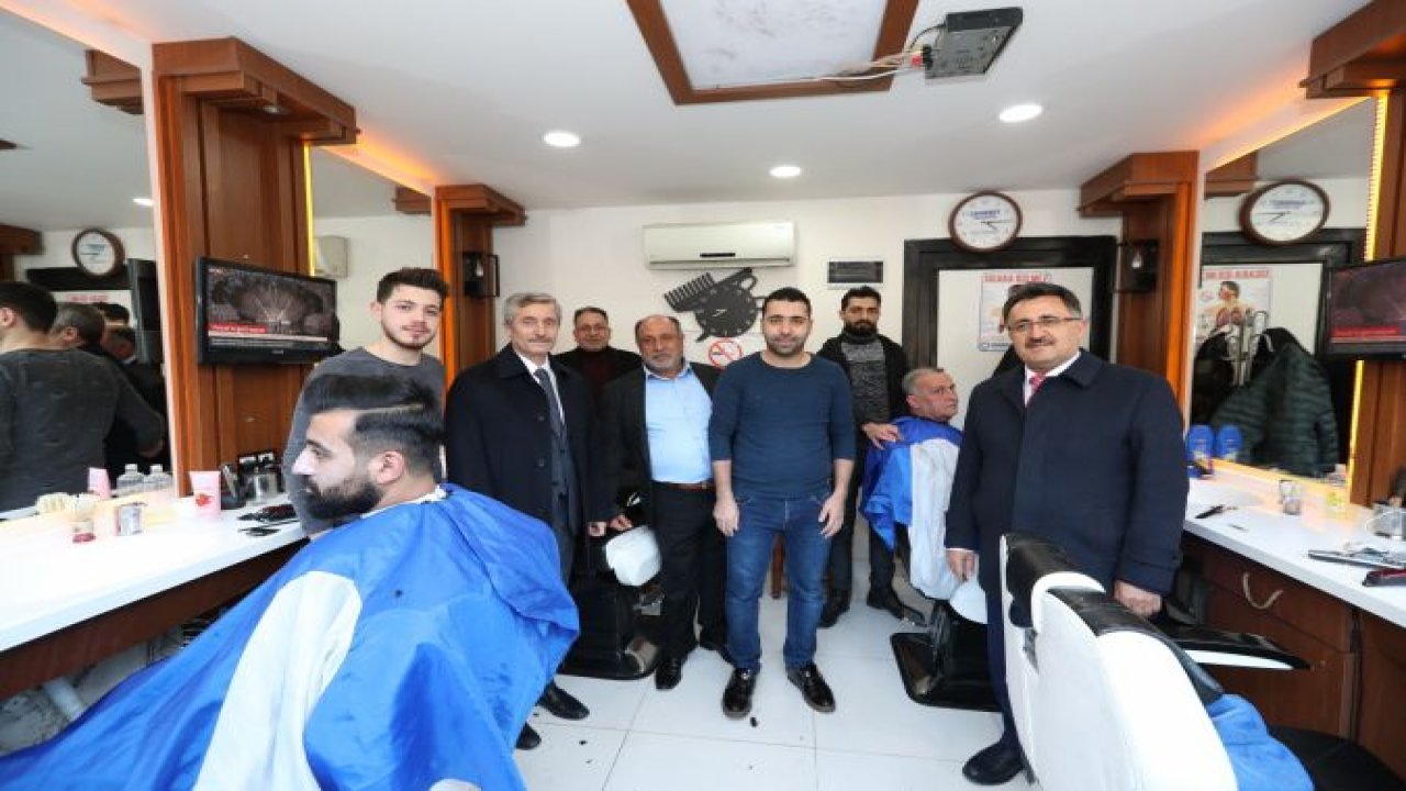 Tahmazoğlu, esnafla sohbet etti