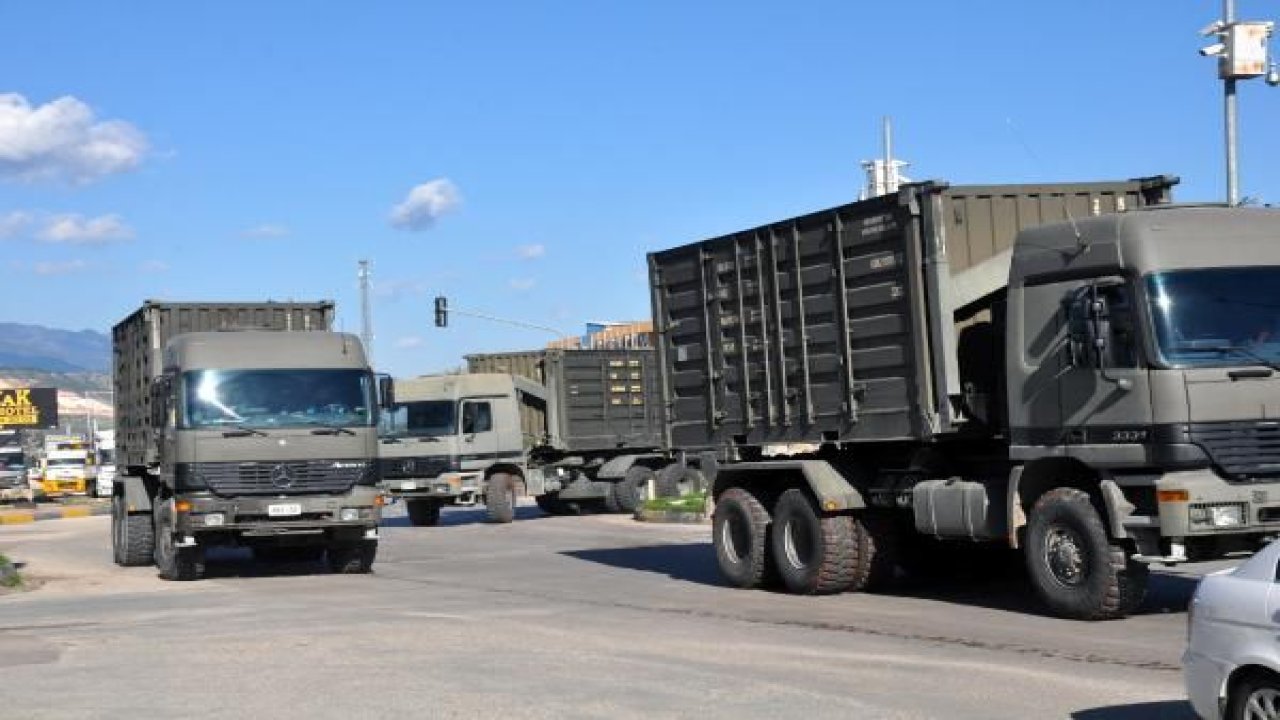 Suriye sınırına askeri sevkiyat