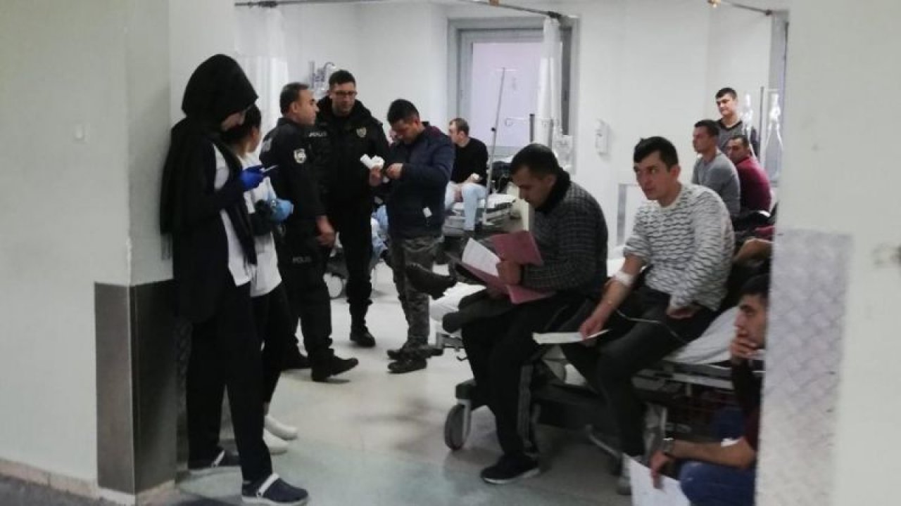 Polisler kumanyadan zehirlendi iddiası