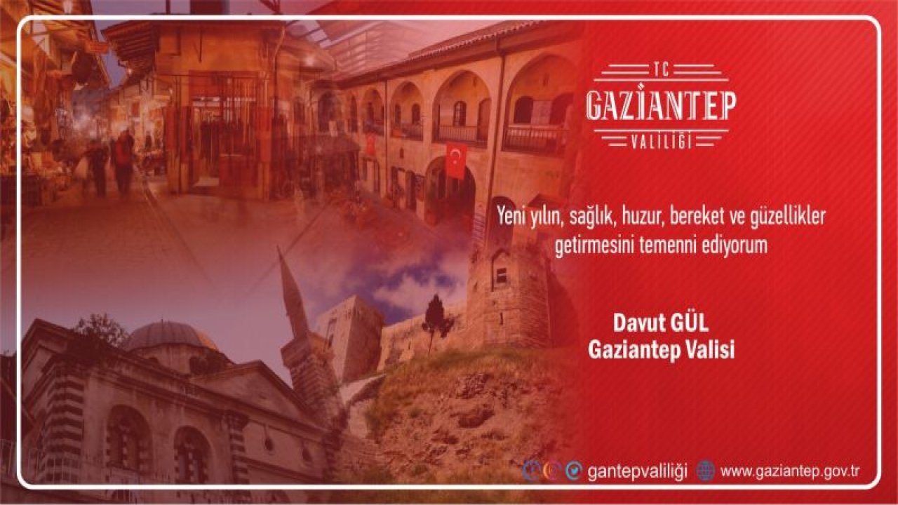 Vali Davut Gül'den Yeni Yıl Mesajı