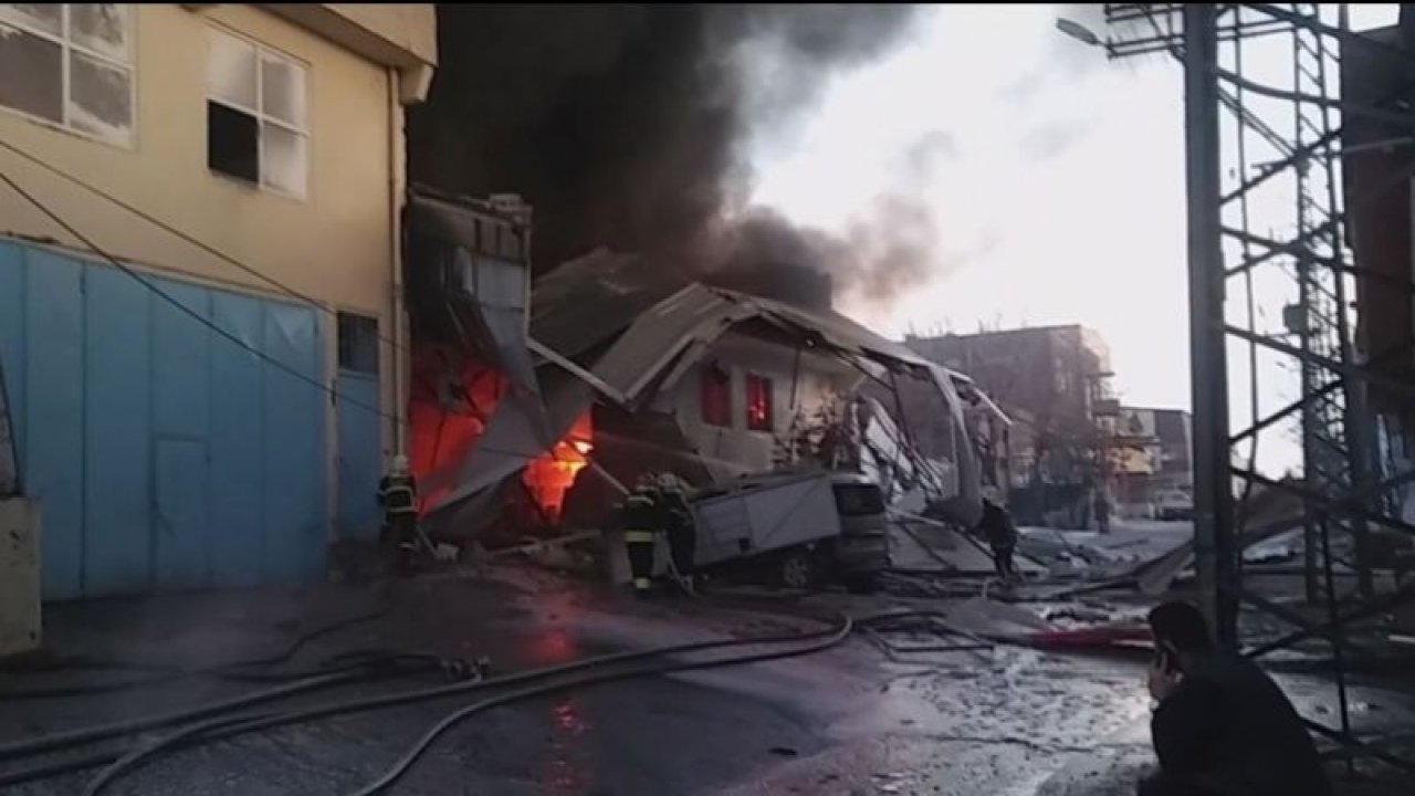 Gaziantep sanayi sitesinde büyük yangın