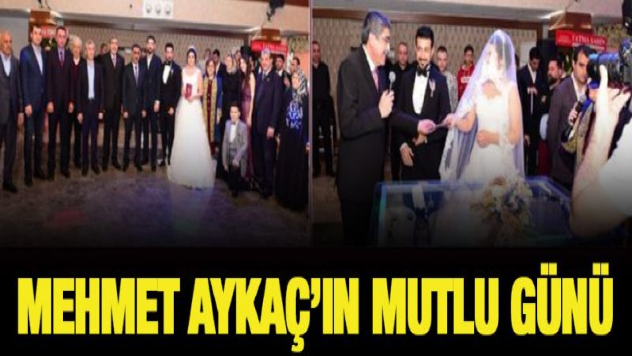 Mehmet Aytaç'ın mutlu günü