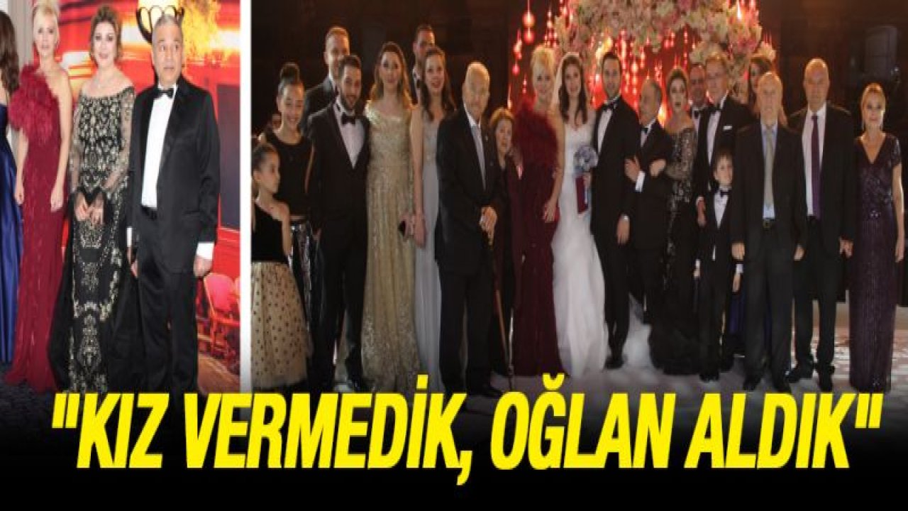 Ömür Gedik'in kızı Gaziantep'te evlendi