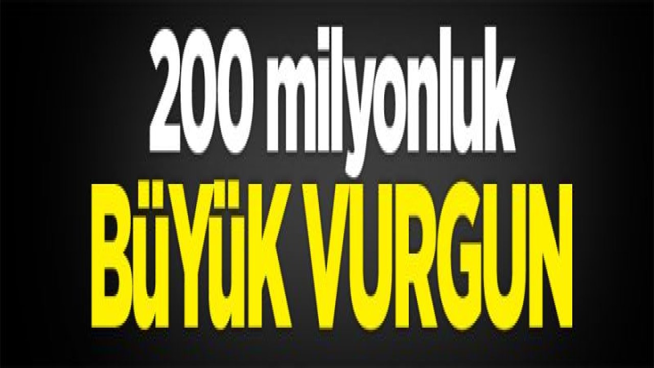 Toki Adıyla Büyük Vurgun Yaptılar