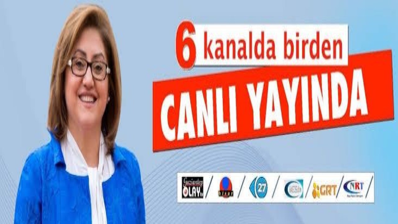 Başkan Şahin canlı yayın konuğu