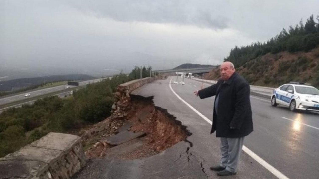 Gaziantep'te karayolu çöktü