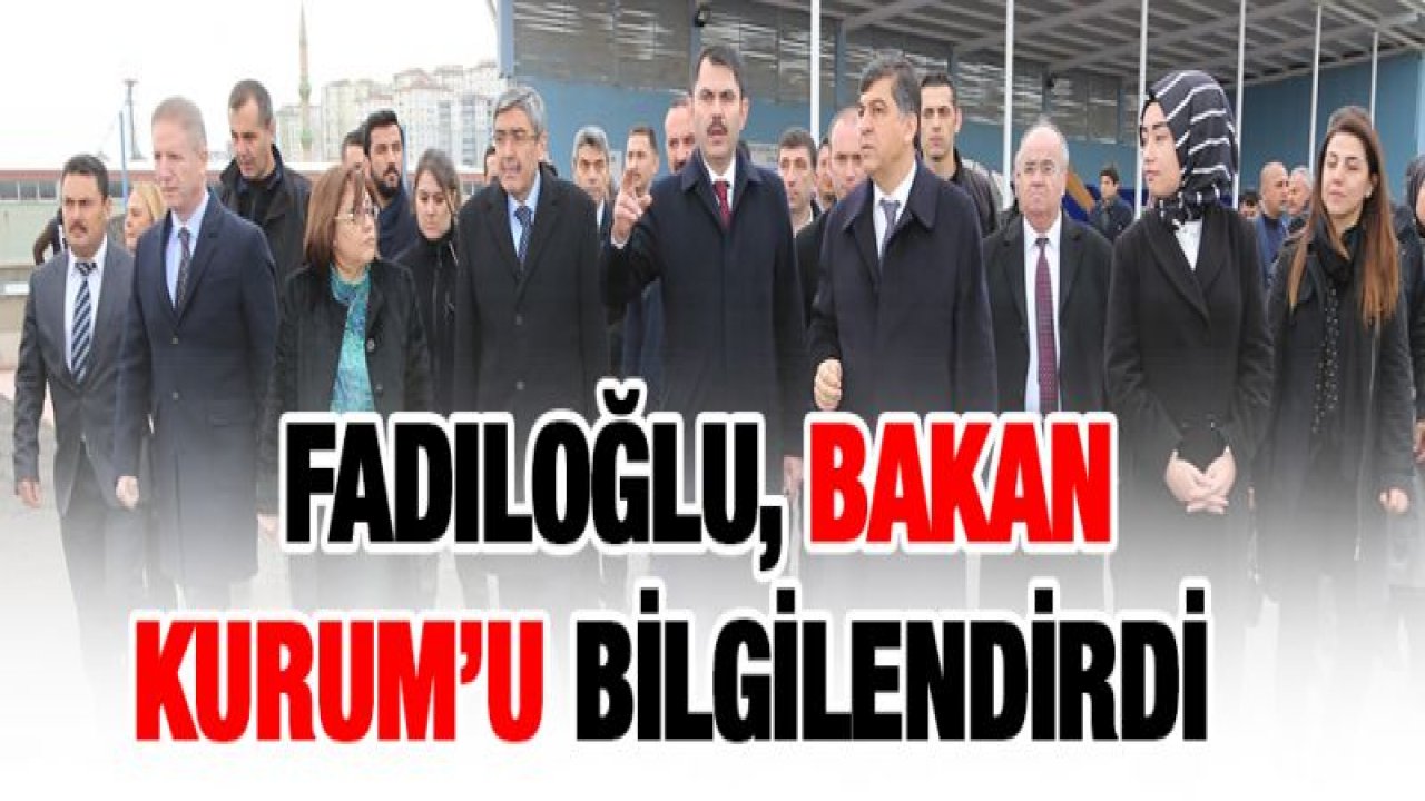 Bakan Kurum, Şehitkamil'in hizmet ünitelerini inceledi