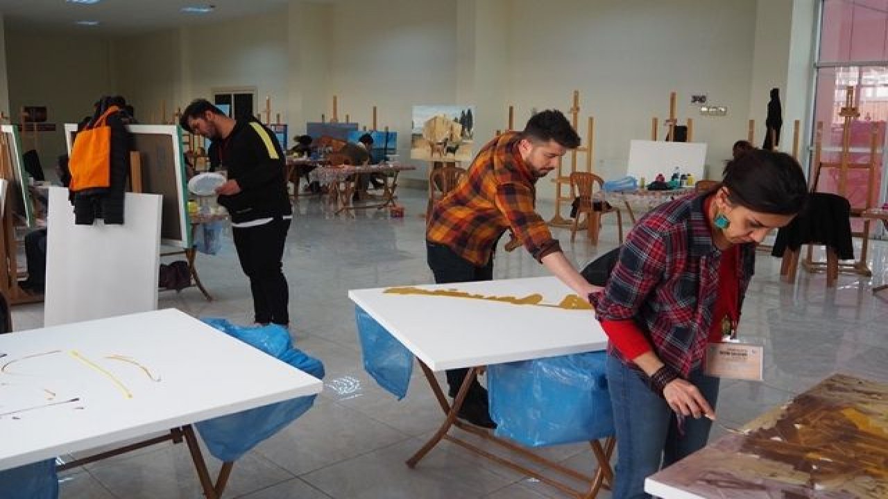 Karkamış’ta resim çalıştayı…