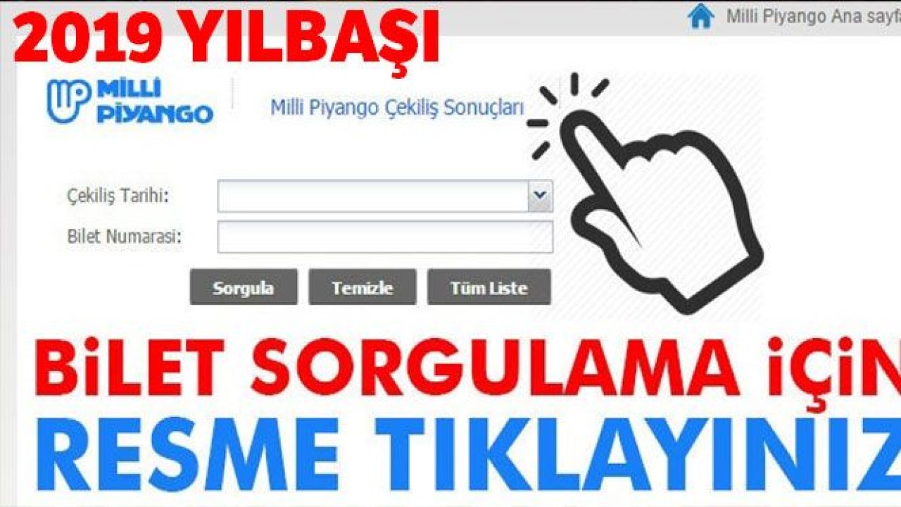 2019 MPİ MİLLİ PİYANGO Yılbaşı Çekiliş Sonuçları Sıralı TAM LİSTE Hızlı Bilet Sorgulama| 2019 MPİ Çekiliş Sonuçları