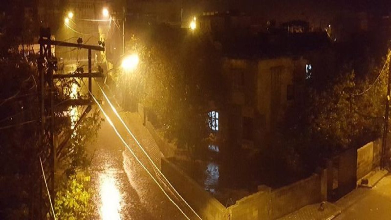 Yavuzeli'nde yağmur etkili oldu