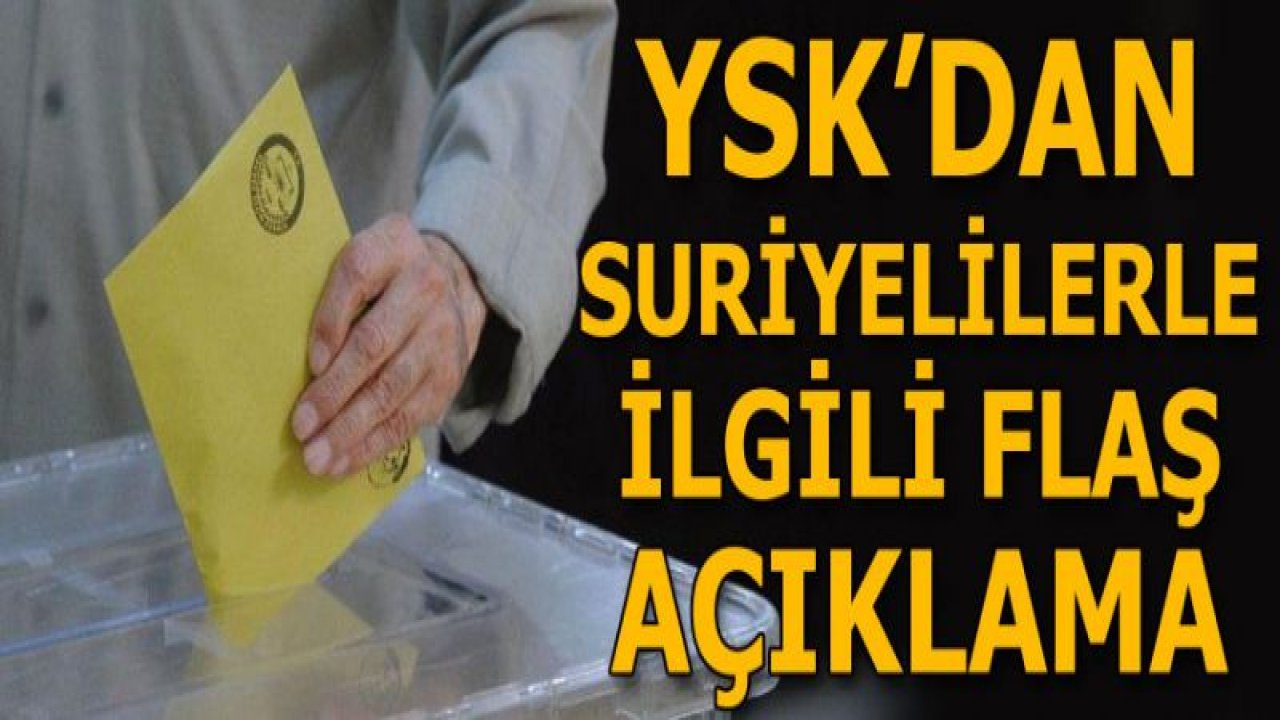 Son dakika... YSK seçmen sayısını açıkladı