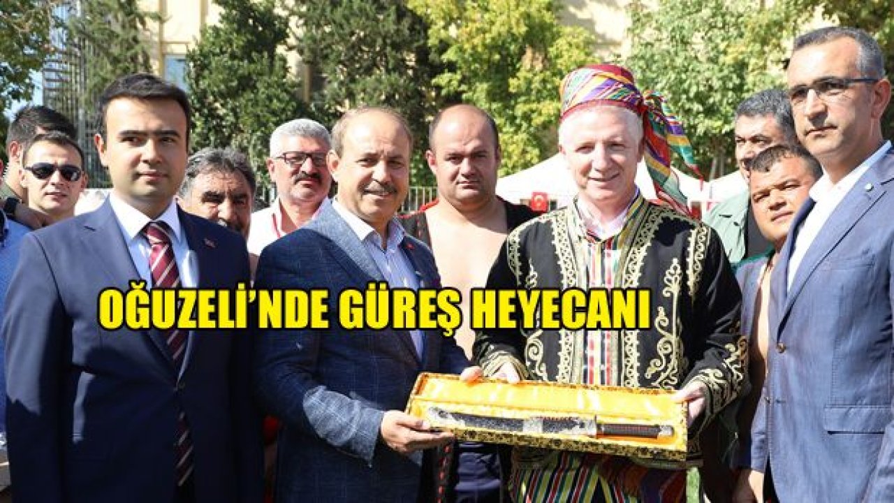 Aşırtmalı aba güreşi Türkiye Şampiyonası Oğuzeli'nde yapıldı