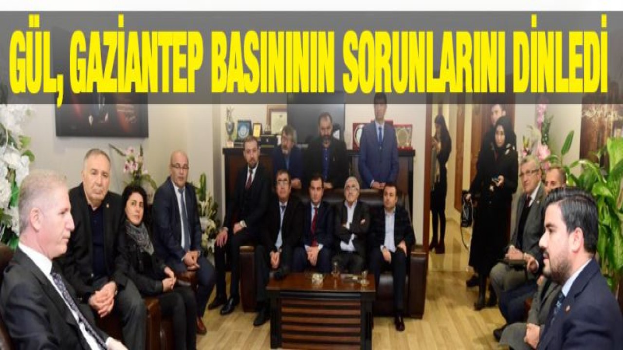 Vali Gül Gazeteciler Cemiyetini İade-i ziyaret etti