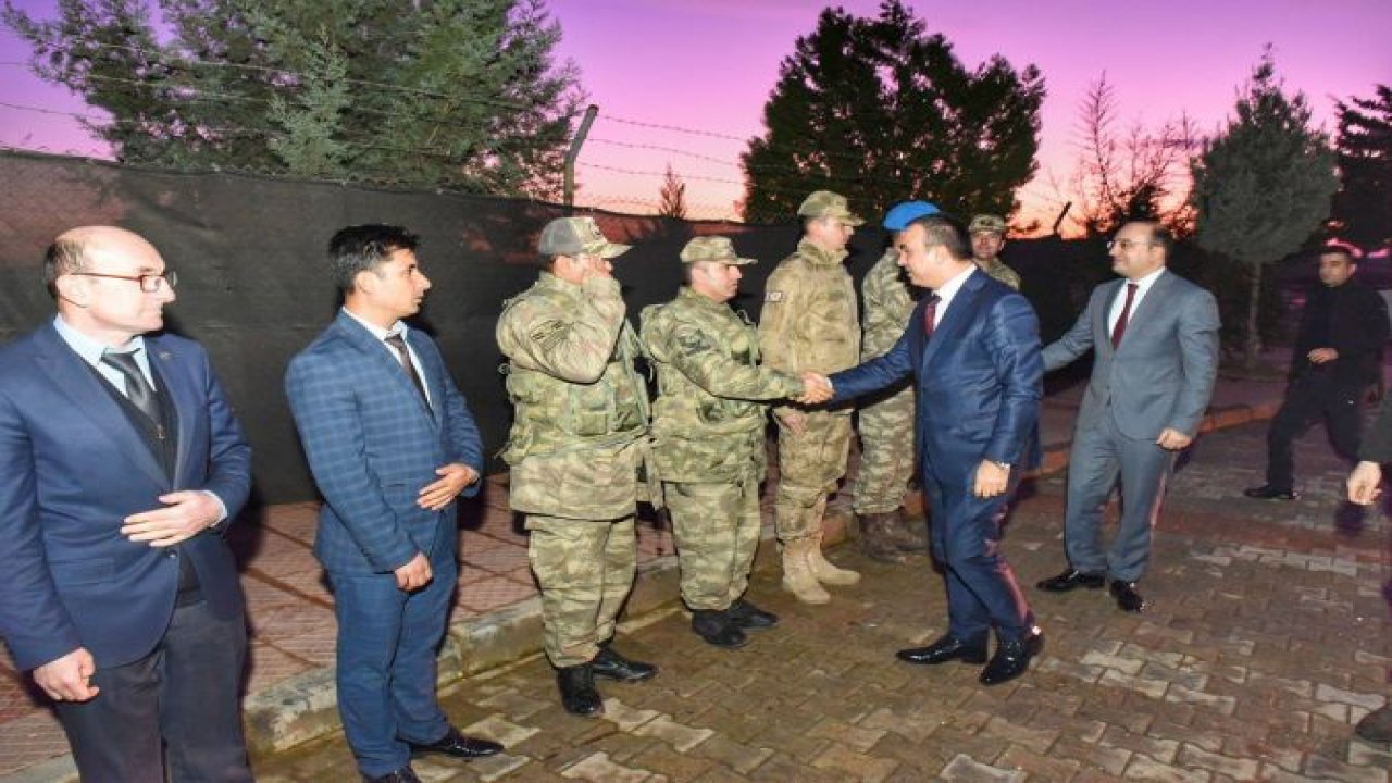 Vali Soytürk Çobanbey Hudut Karakolunu ziyaret etti