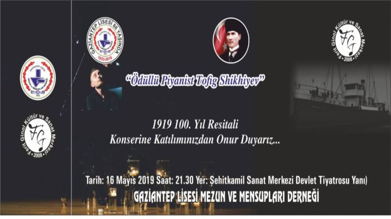 ÖDÜLLÜ PİYANİST TOFİG SHİKHİYEV'DEN RESİTAL