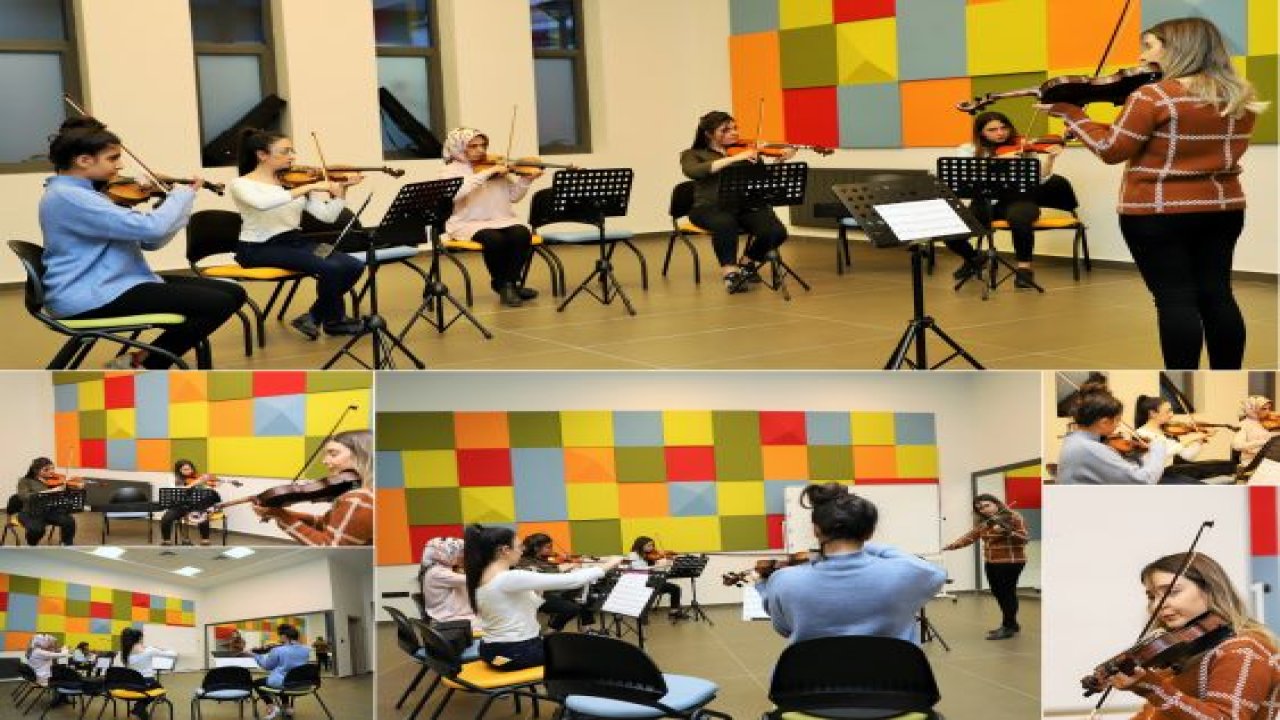 ŞSM'DE AÇILAN KEMAN KURSUNA YOĞUN İLGİ