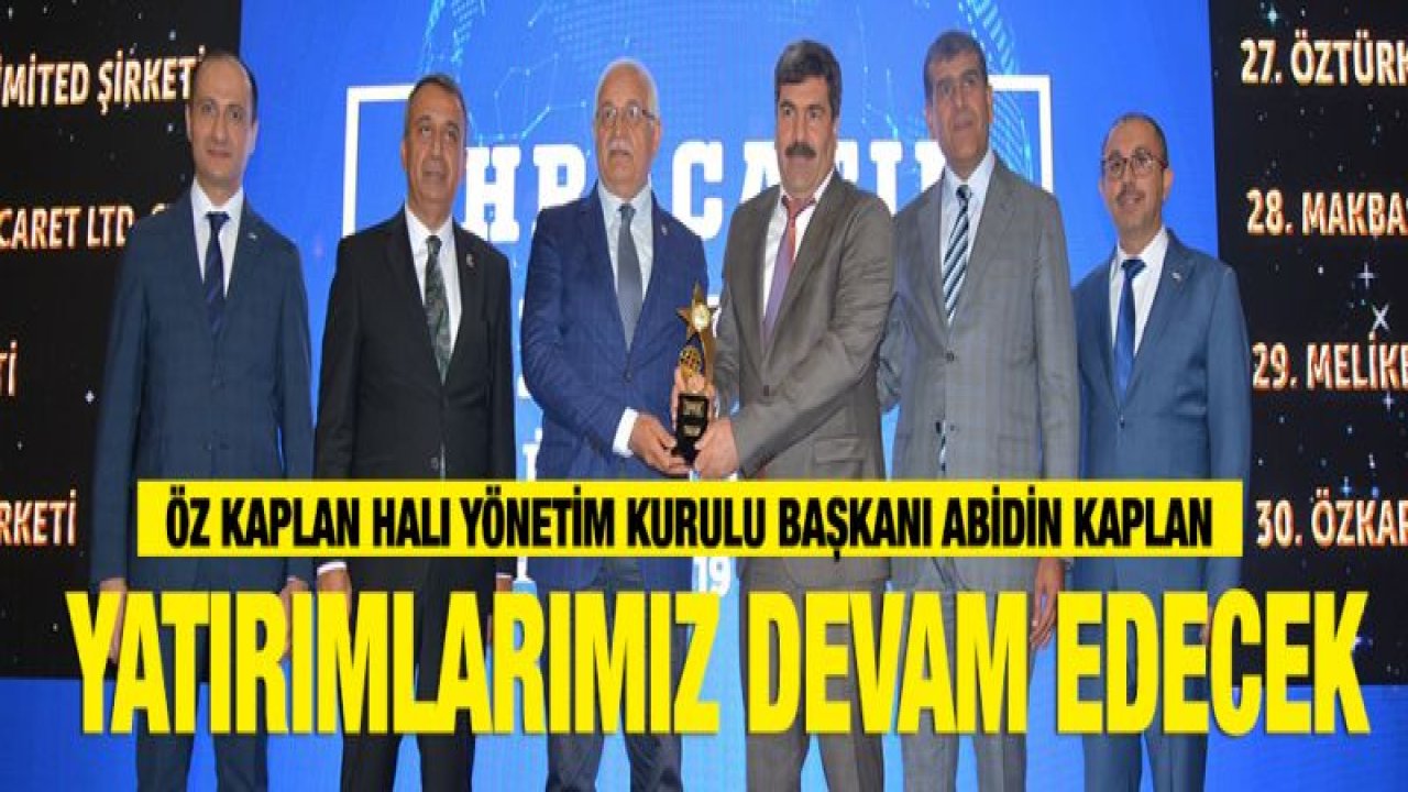 Yüzlerce ülkede mekanlara Öz Kaplan Halı seriliyor