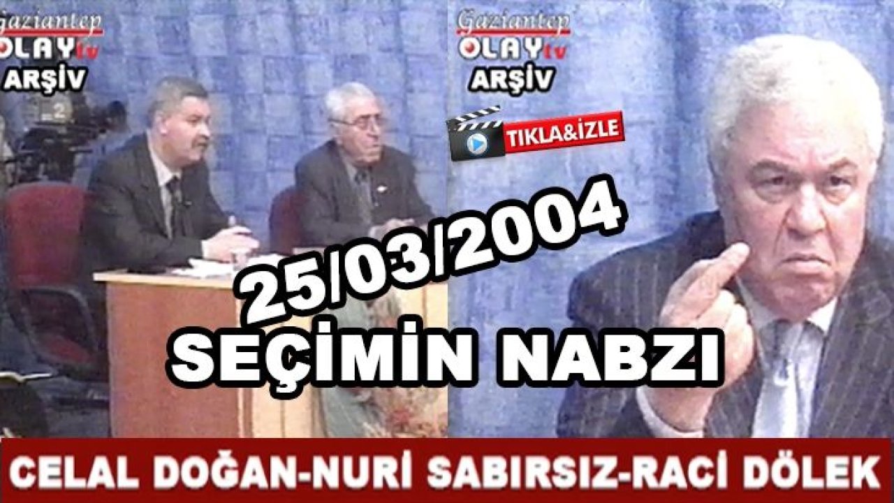 Gaziantep Olay Tv Arşiv:Celal Doğan'ın Büyükşehir Belediye Başkanı Ünvanıyla Çıktığı Son Proğram...