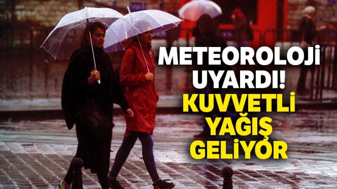Meteoroloji uyardı! Kuvvetli yağış geliyor |25 Ocak yurtta hava durumu