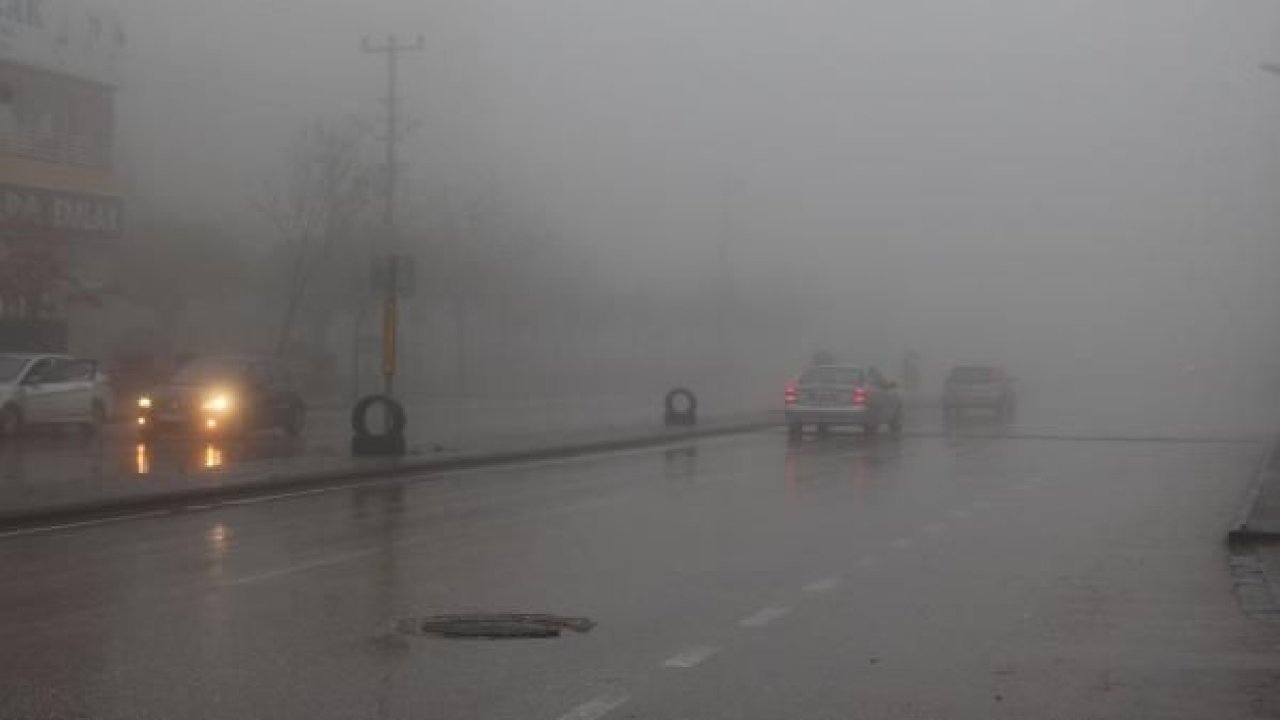 Gaziantep'te 'yoğun sis' hayatı olumsuz etkiledi