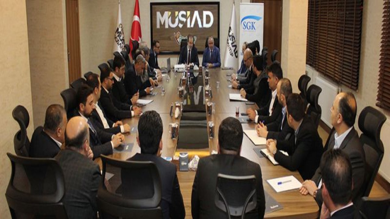 GAZİANTEP SOSYAL GÜVENLİK İL MÜDÜRLÜĞÜNDEN MÜSİAD'A ZİYARET