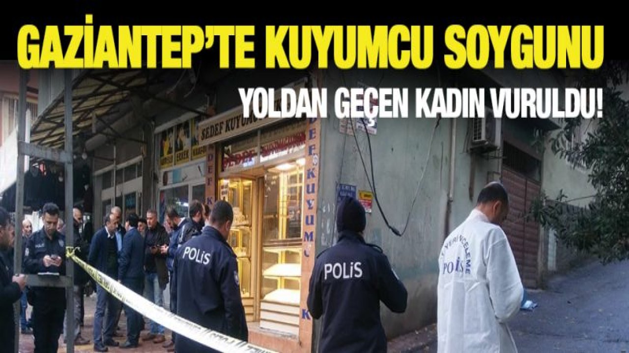 Soyguncuları püskürten kuyumcu yanlışlıkla yoldan geçen kadını vurdu